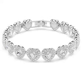 Swarovski Ariana Grande Capsule Heart Tennis Bracelet White